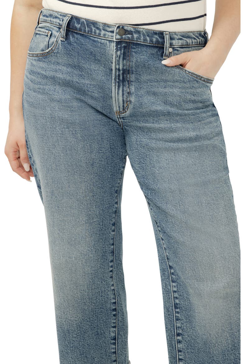 Relaxed Straight Leg Jeans, Alternate, color, WILLOW