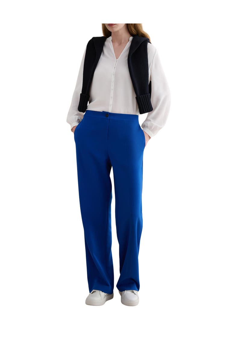 Martine Relaxed Tailored Trousers, Main, color, True Blue