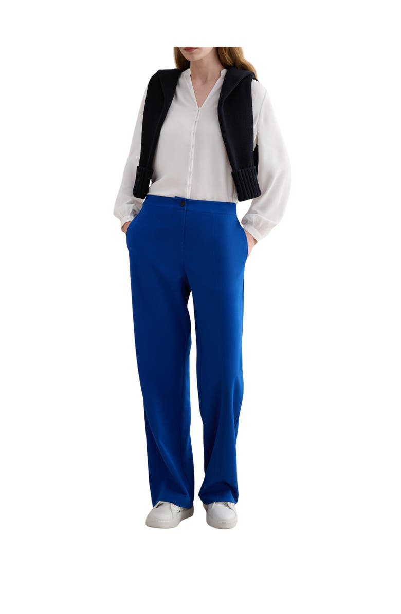 HOBBS LONDON Martine Relaxed Tailored Trousers, Main, color, True Blue