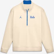 Jordan Brand Men's Jordan Brand Cream UCLA Bruins Primetime Club Fleece Half-Zip Pullover