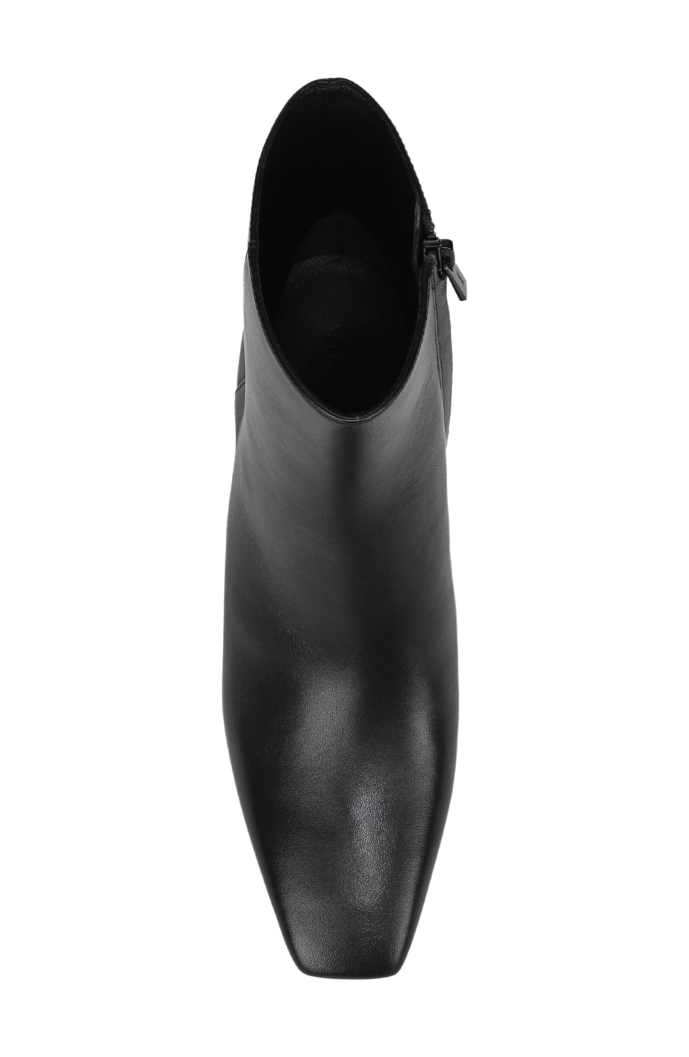 Lilith Leather Bootie, Alternate, color, BLACK
