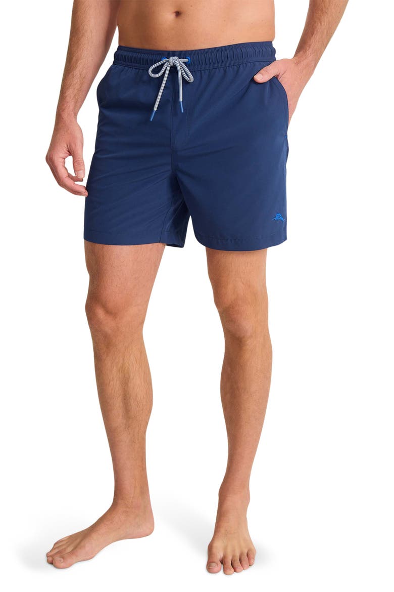 Naples Valley 5.25-Inch Swim Trunks, Main, color, ISLAND NAVY