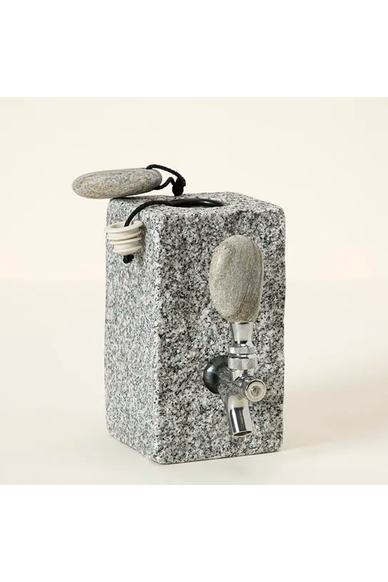 Stone Drink Dispenser, Alternate, color, Granite Gray
