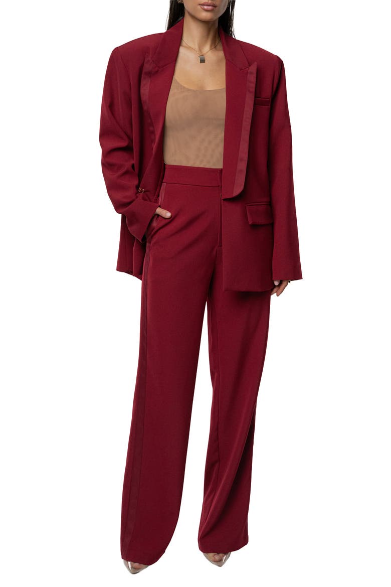 Suite Life Woven Pant, Alternate, color, Burgundy