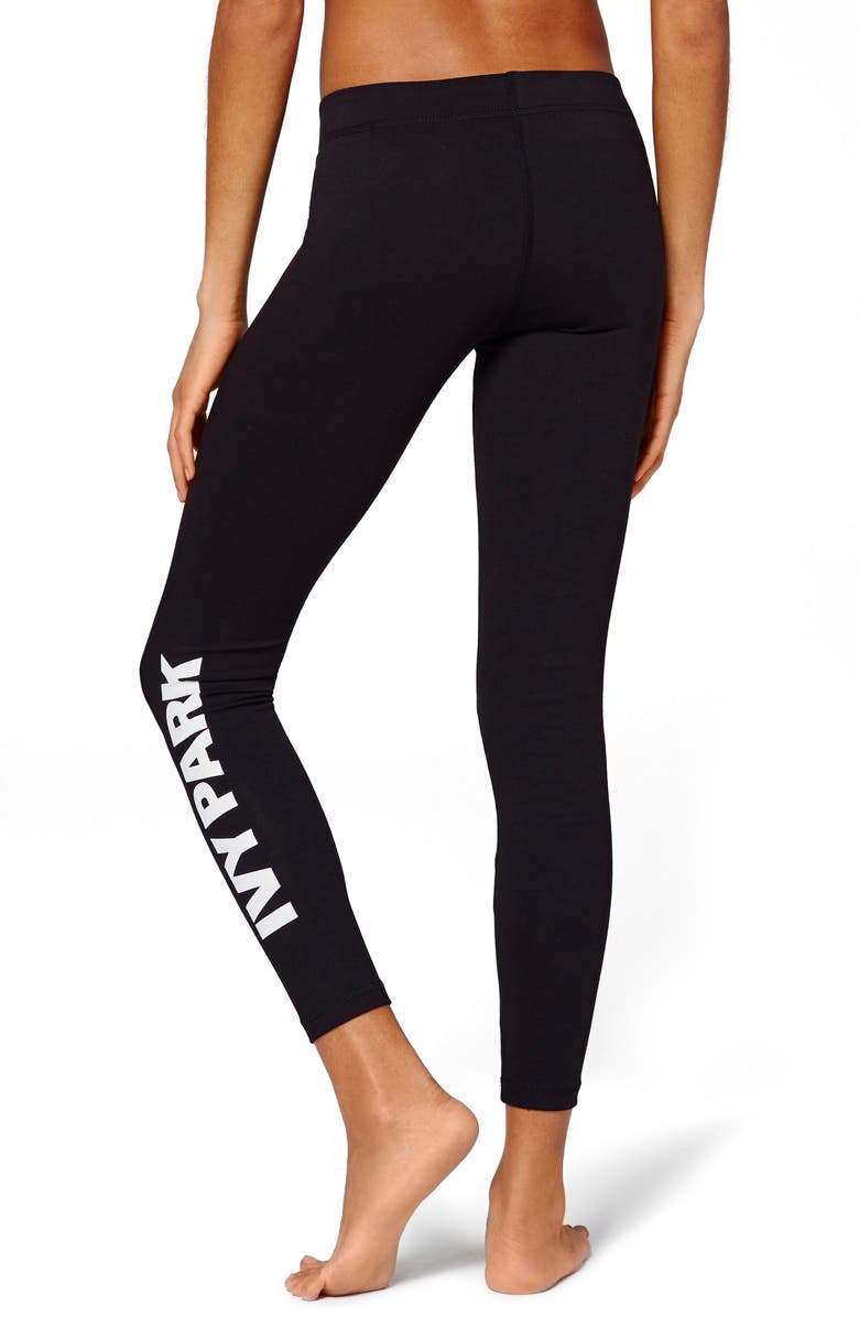 IVY PARK<sup>®</sup> Logo Mid Rise Ankle Leggings, Alternate, color,