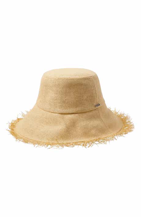 Brixton Alice Packable Straw Bucket Hat
