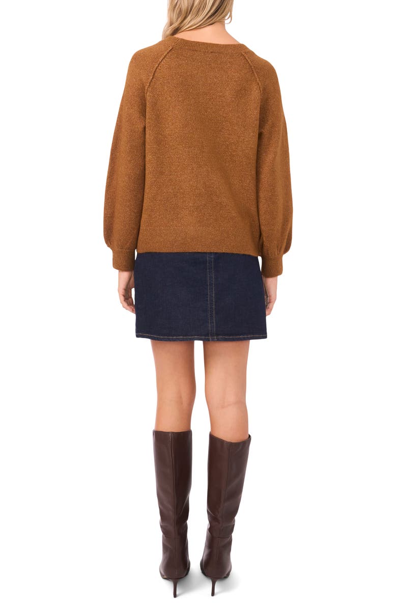 Vince Camuto Raglan Sleeve Sweater, Alternate, color, Toasted