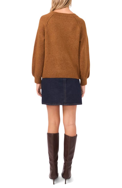 Vince Camuto Raglan Sleeve Sweater In Brown