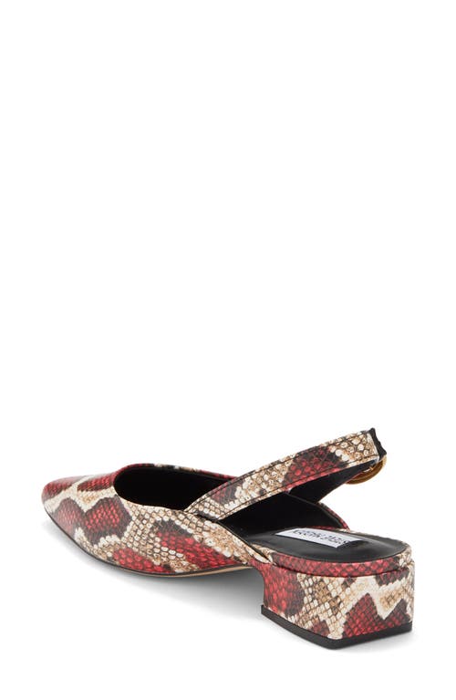Steve Madden Diona Slingback Pump In Multi