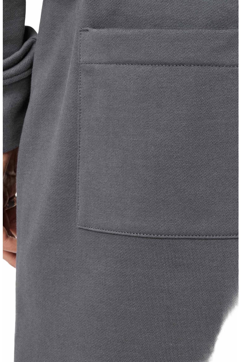 Underground Relaxed Fit Organic Cotton Sweat Shorts, Alternate, color, DARK STEEL BLUE