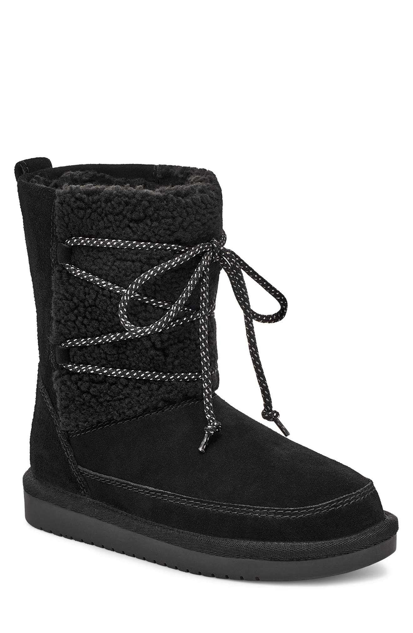 Koolaburra by UGG<sup>®</sup> KOOLABURRA BY UGG Michon Faux Fur Detail Boot, Main, color, 