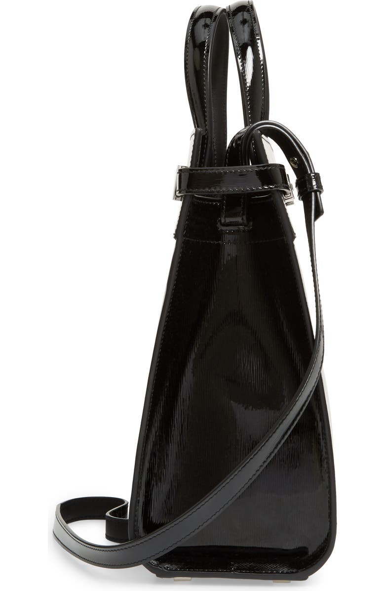 Saint Laurent Small Manhattan Calfskin Leather Satchel, Alternate, color,