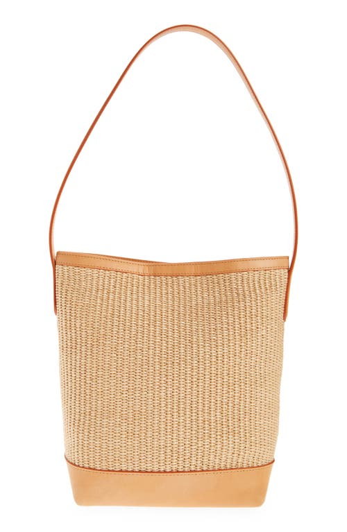Mansur Gavriel Mini Everyday Raffia Cabas Hobo Bag In Natural