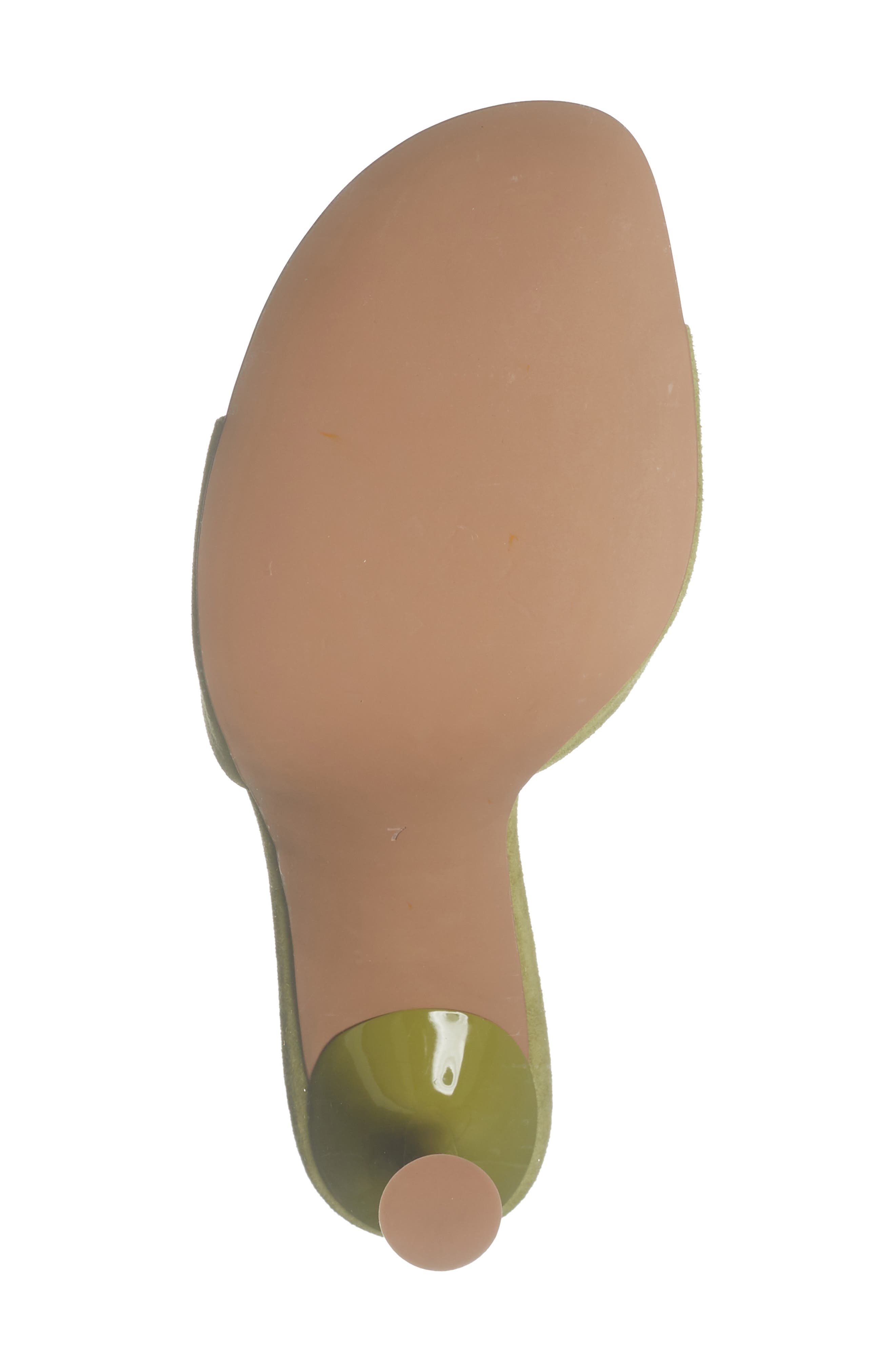 La-Nuit Sandal, Alternate, color, CHARTREUSE SUEDE