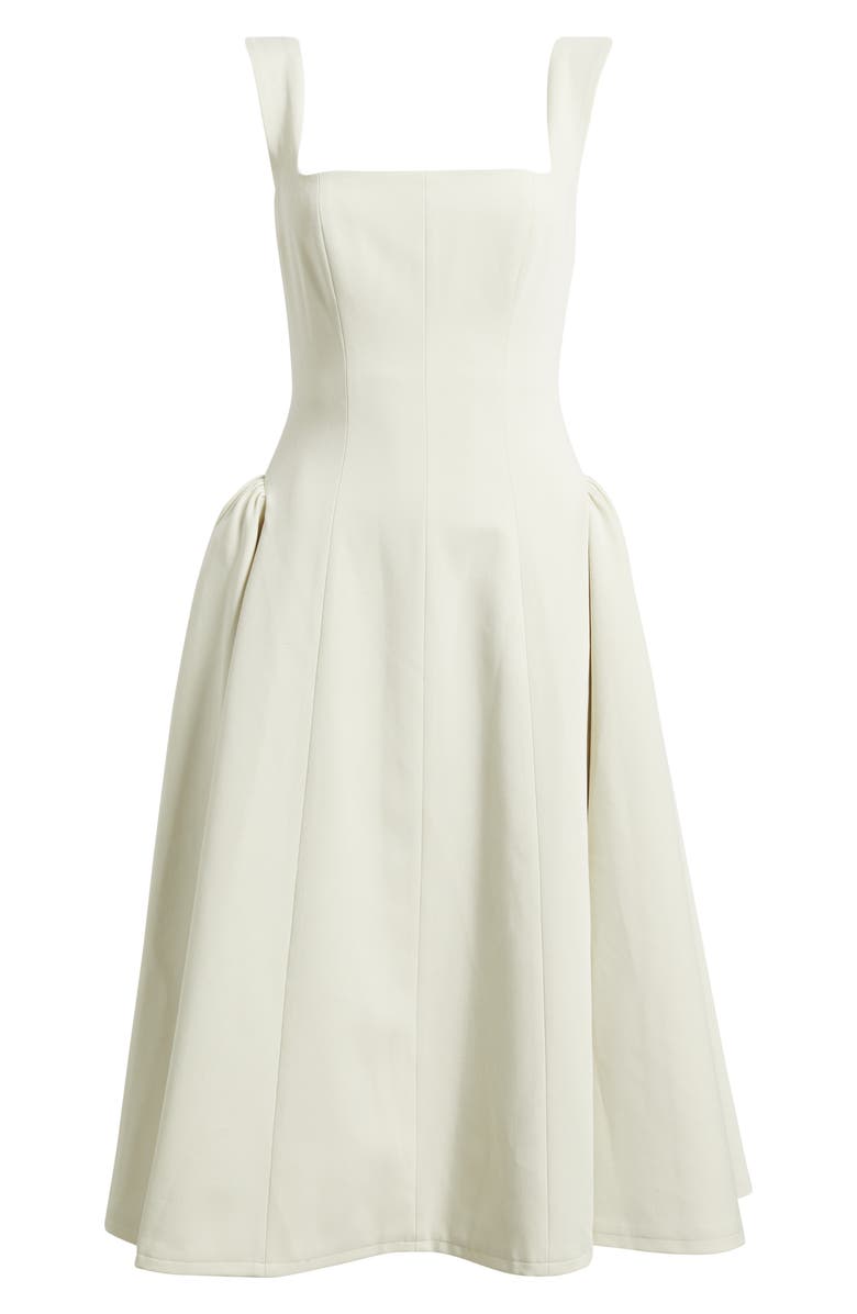 Delfi Collective Madeline Sleeveless Midi Dress, Alternate, color, Chalk