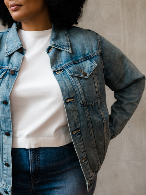 Able Merly Jacket In Original Wash In Original Wash