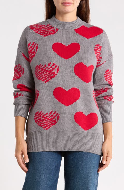 Heart Intarsia Sweater