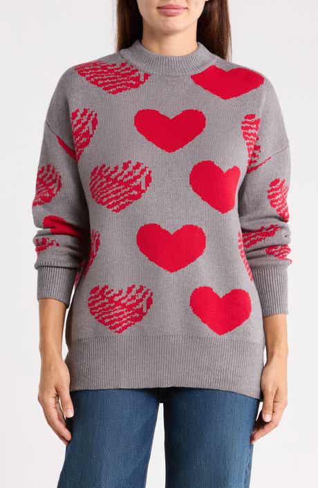 Heart Intarsia Sweater