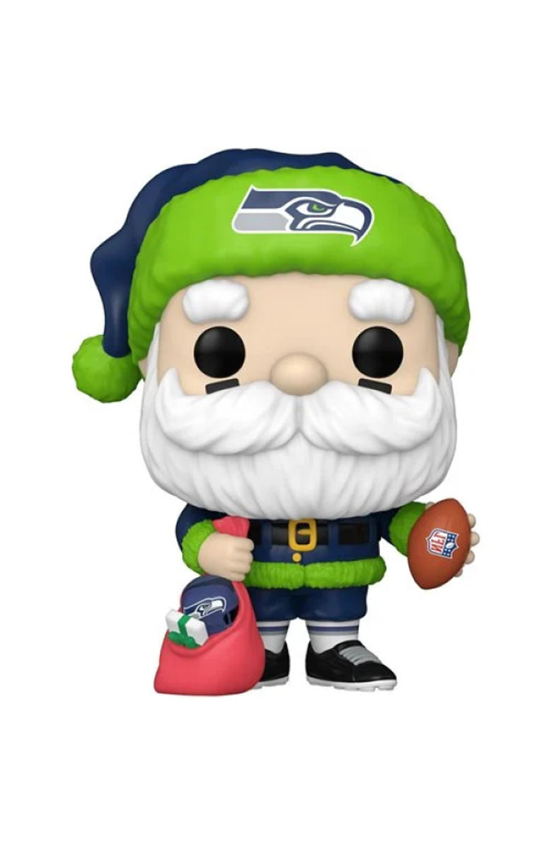 Funko Santa Claus (Seattle Seahawks) NFL Holiday Funko Pop!, Main, color, Multi-Color