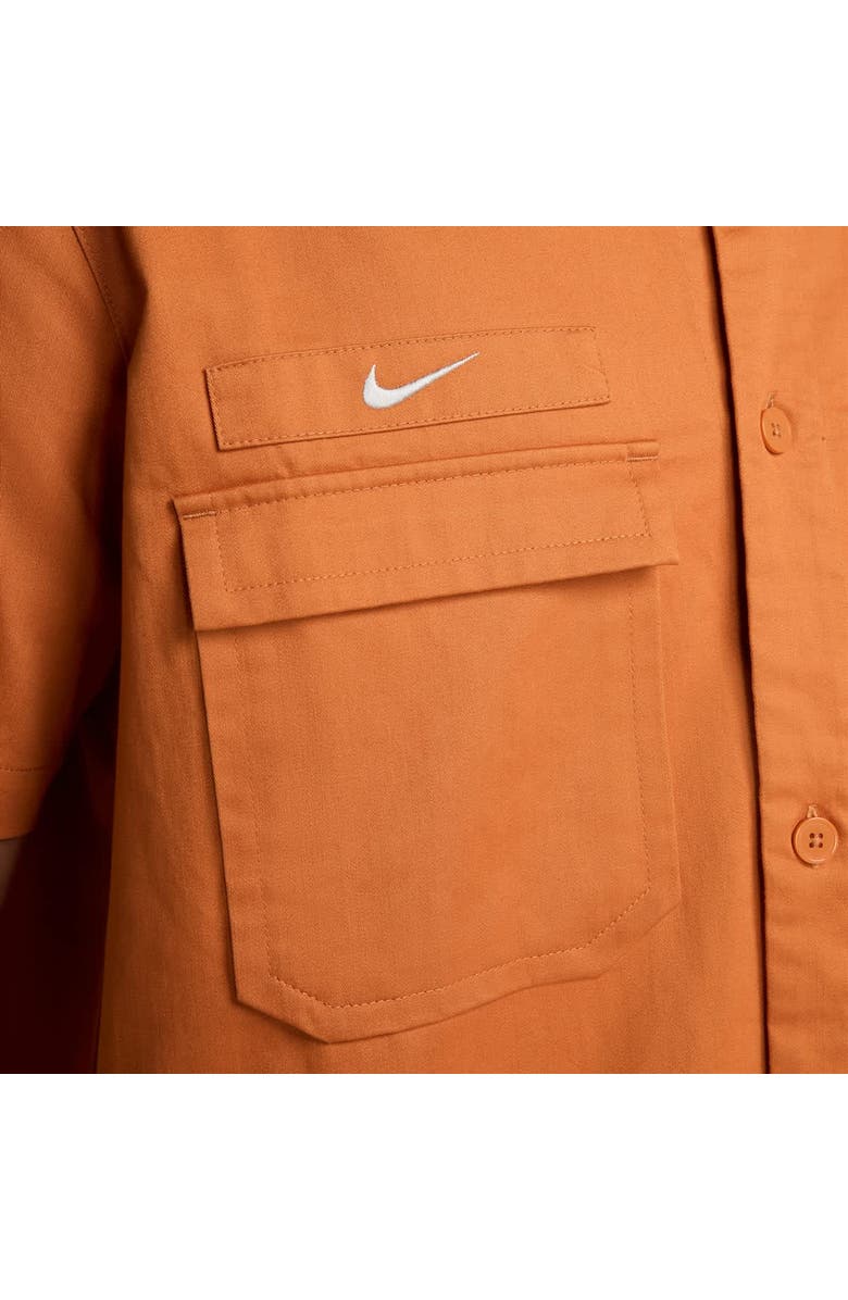 Nike Men's Nike Burnt Orange Club America CA x CA Woven Button-Down Shirt, Alternate, color, Burnt Orange