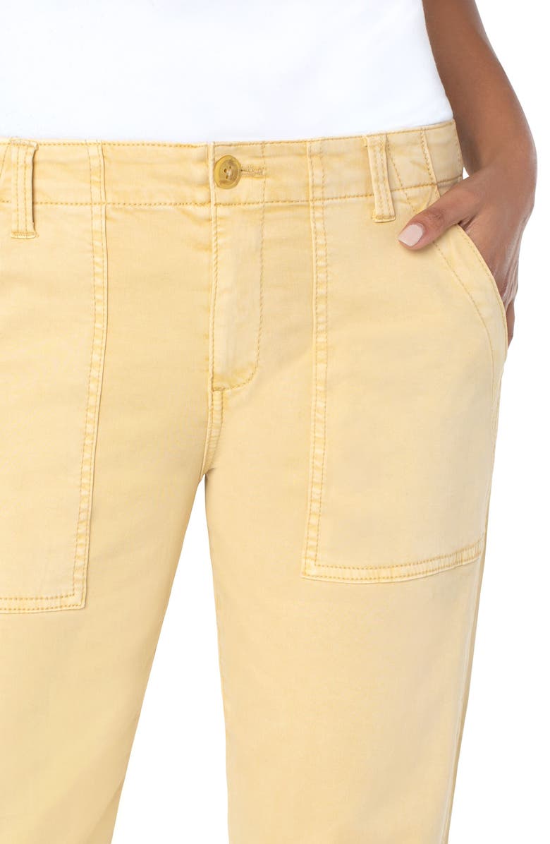 Liverpool Los Angeles Crop Cargo Pants, Alternate, color, 