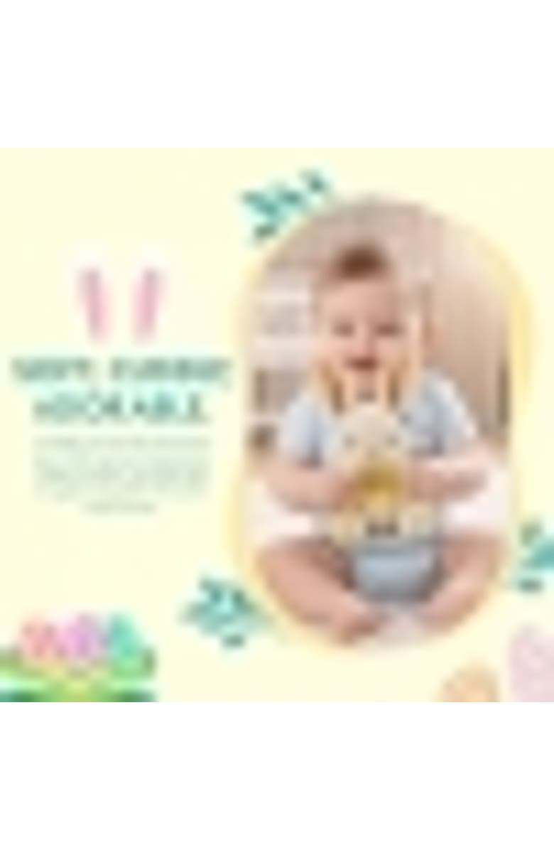 Sperric Easter Plush Baby Bunny with Bow, Alternate, color, Cream