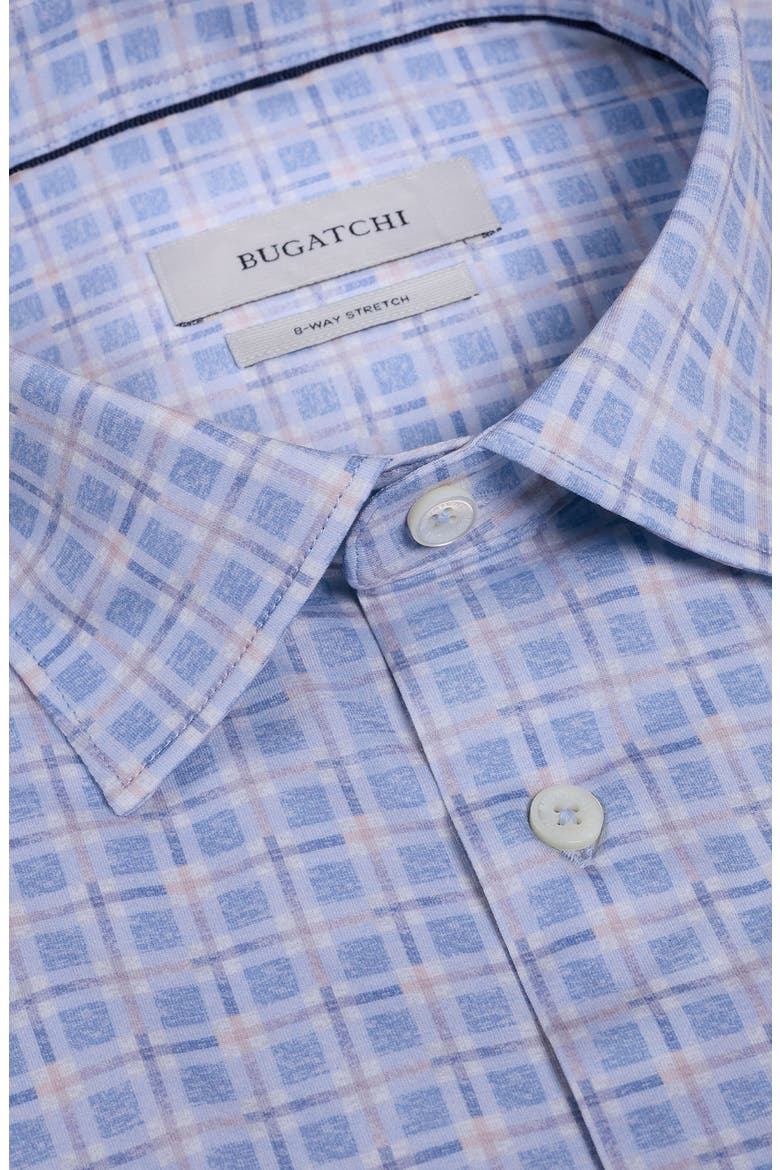 James OoohCotton® Check Print Button-Up Shirt, Alternate, color, AIR BLUE