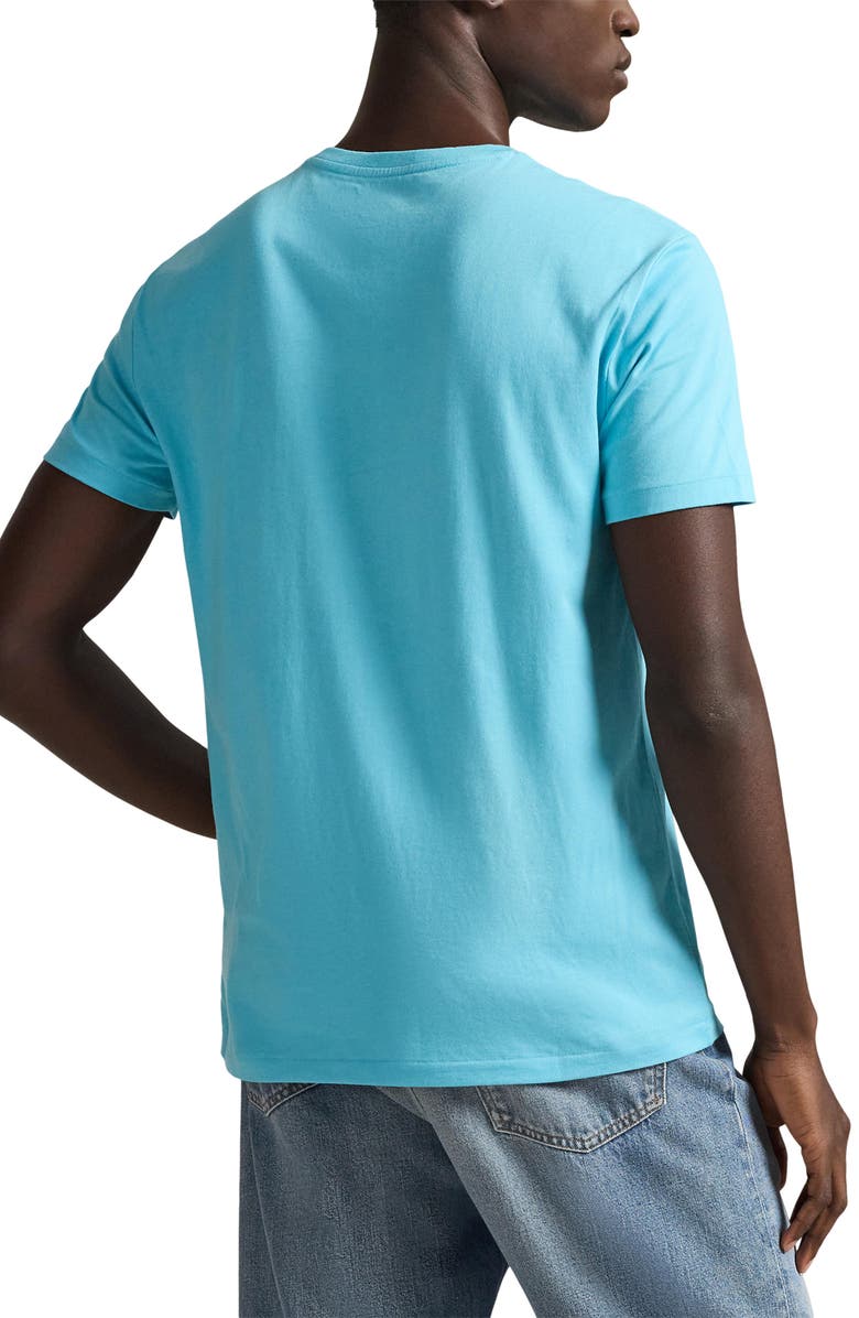 Polo Ralph Lauren Classic Fit Cotton T-Shirt, Alternate, color, Perfect Turquoise