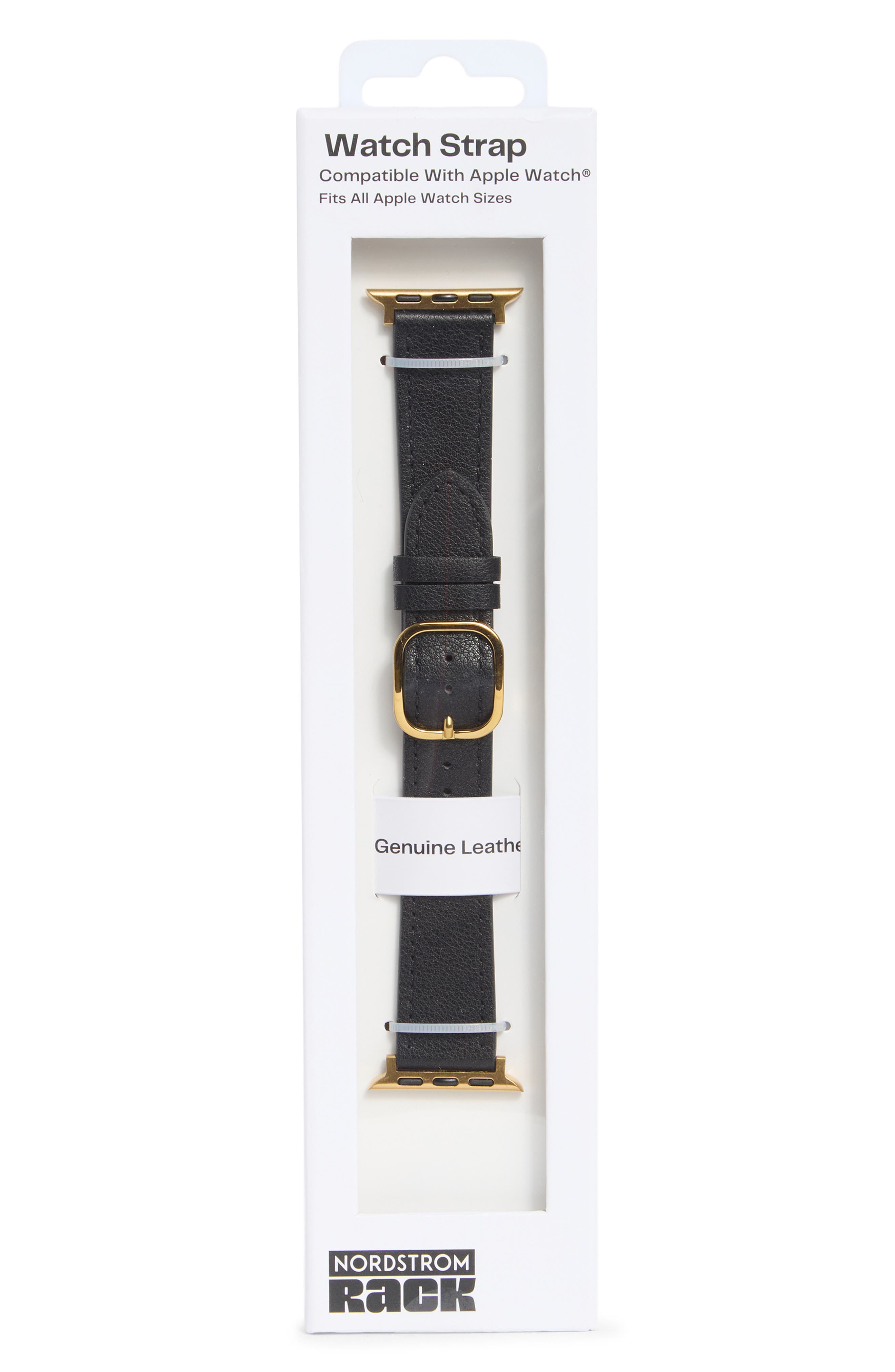 NORDSTROM RACK Leather Apple Watch® Watchband