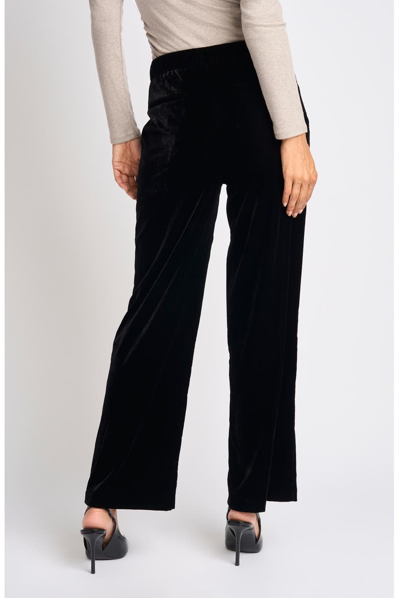 Tailored High Waist Straight Leg Pants, Alternate, color, RICH BLACK 060