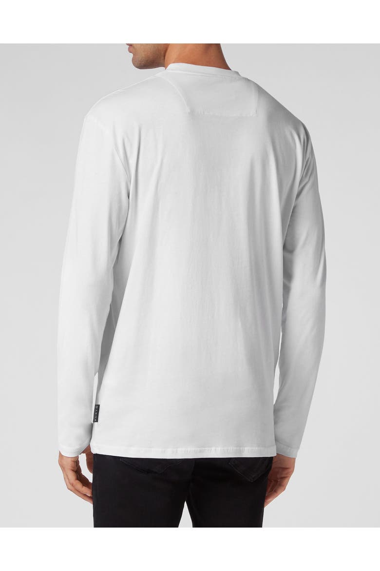 T-Shirt Round Neck Ls Men, Alternate, color, white