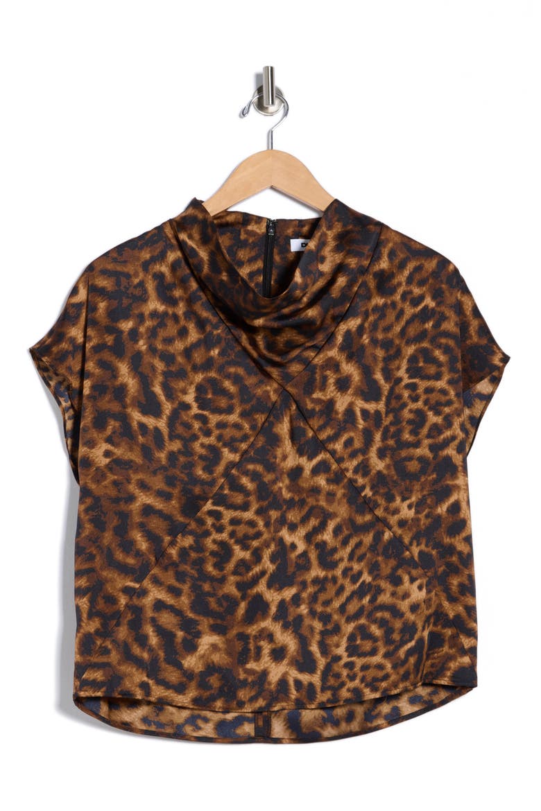 Cowl Neck Top, Alternate, color, TRUFFLE