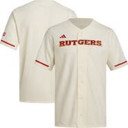 adidas Men's adidas  Cream Rutgers Scarlet Knights Replica Baseball Jersey