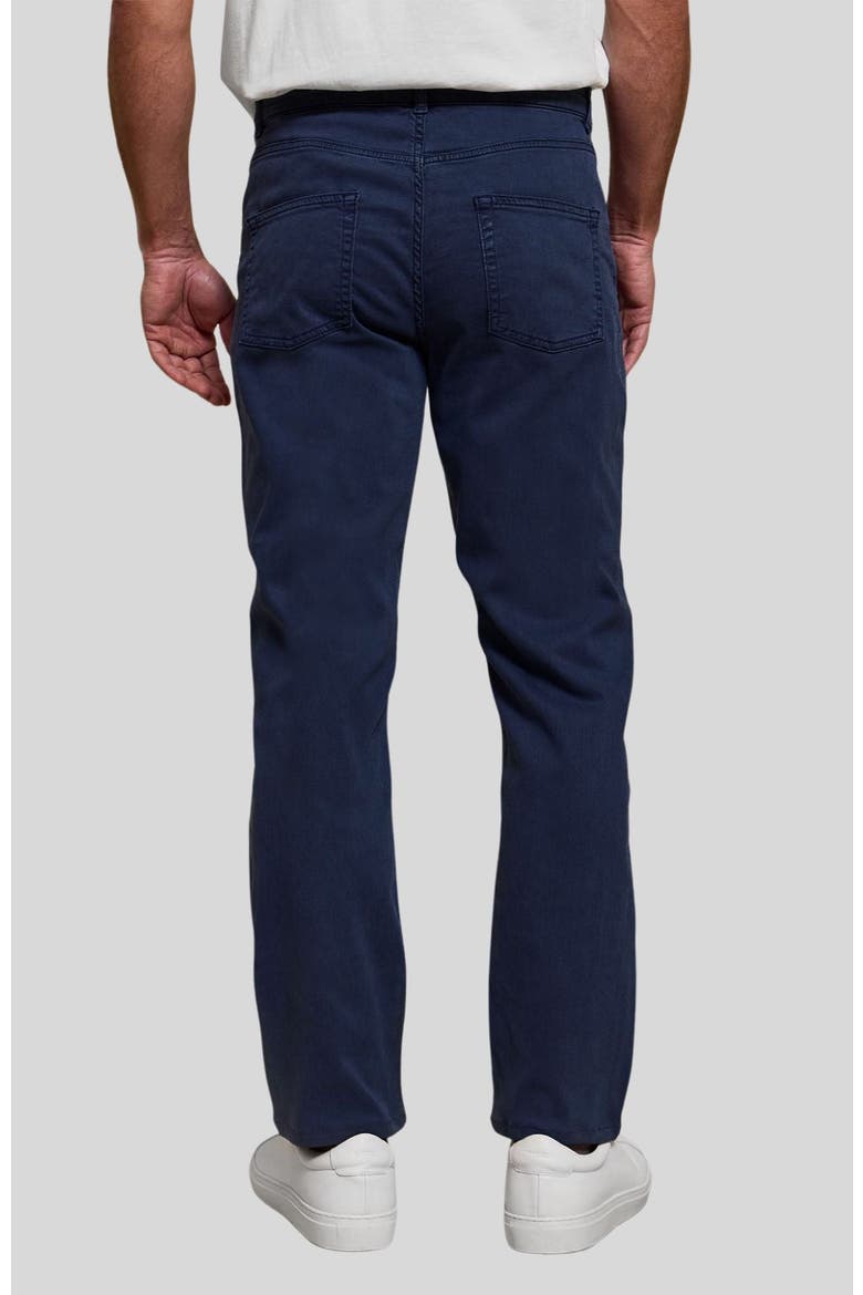 French Twill Stretch 5-Pocket Pant, Alternate, color, Navy