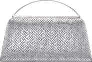 Nina Genesis Woven Faux Leather Clutch