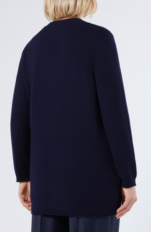Marina Rinaldi Olona Cashmere Cardigan In Blue