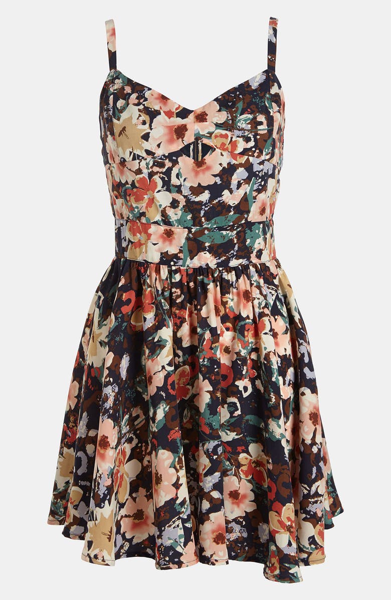 Lucca Couture Floral Dress, Main, color, 