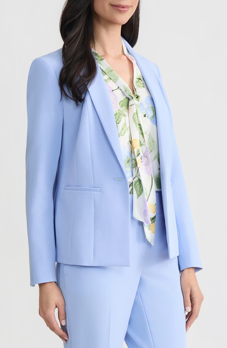 KASPER Panel Seamed Jacket, Alternate, color, Paris Bleu