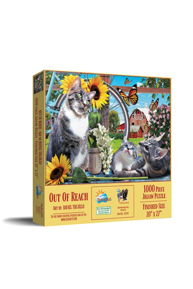 Out of Reach 1000 piece Jigsaw Puzzle for Adults, Main, color, Multicolor