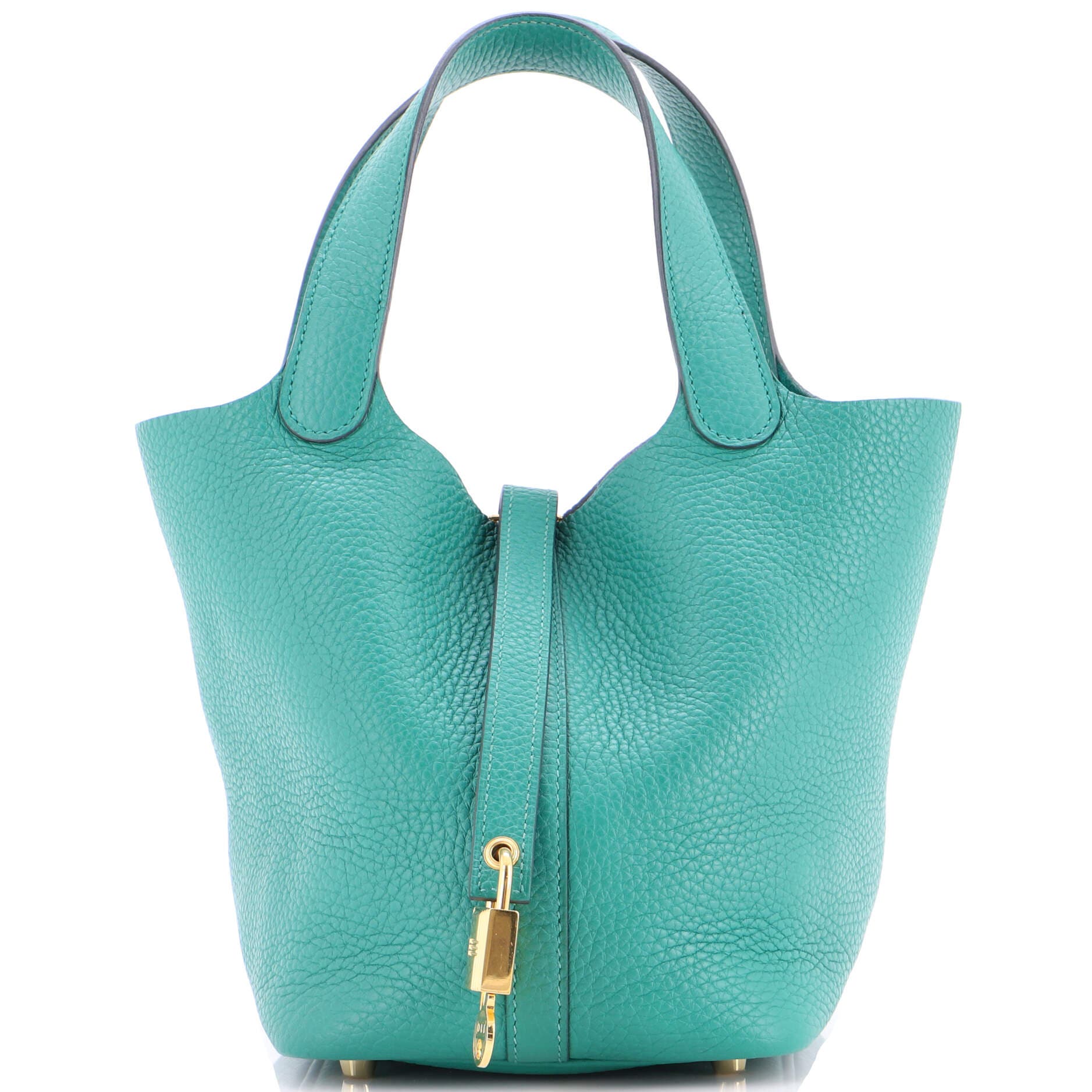 Pre-Owned Hermes Picotin Lock Bag Clemence PM, Main, color, 