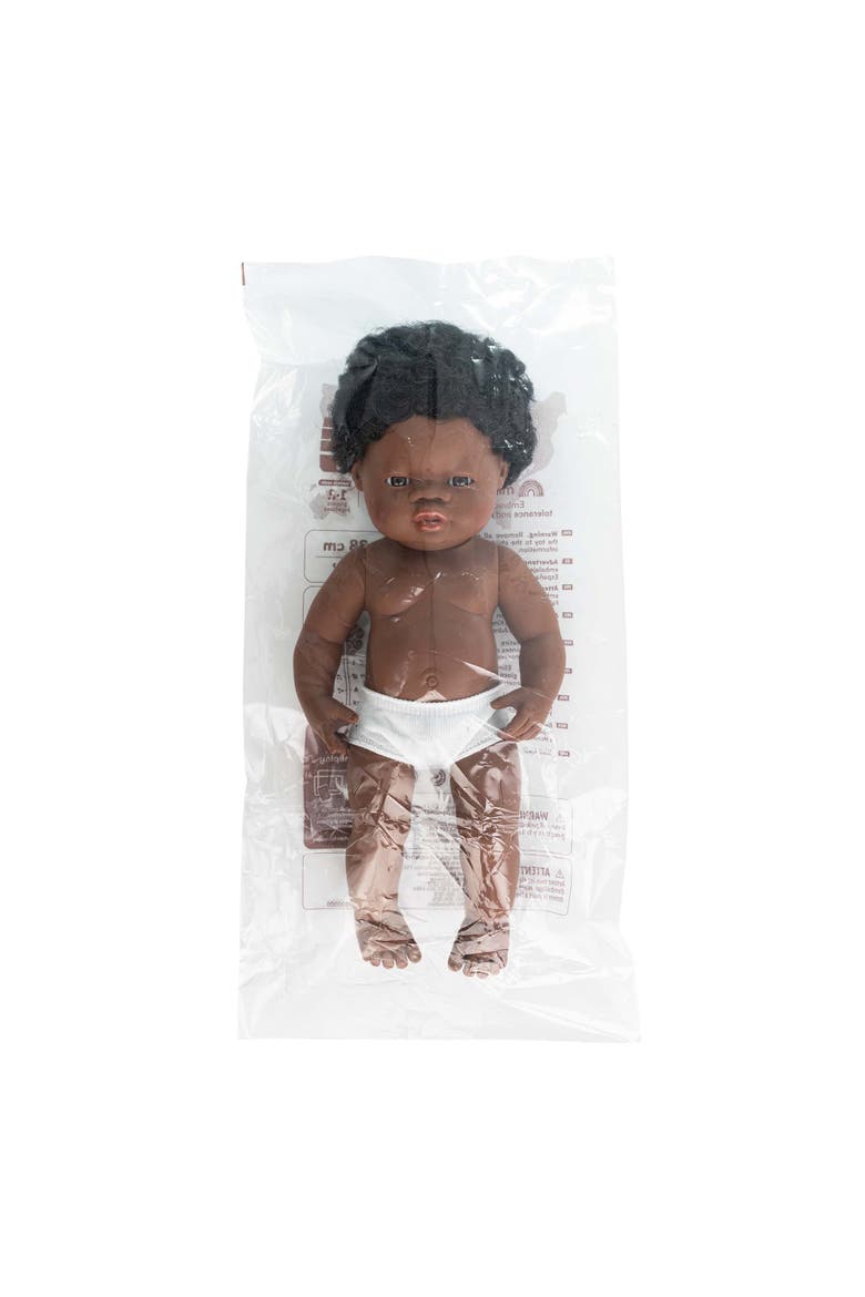 Baby Boy Doll with Dark Skin 15 inch, Alternate, color, Multi
