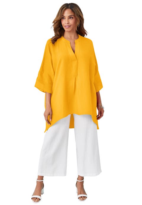 Hi Low Linen Tunic