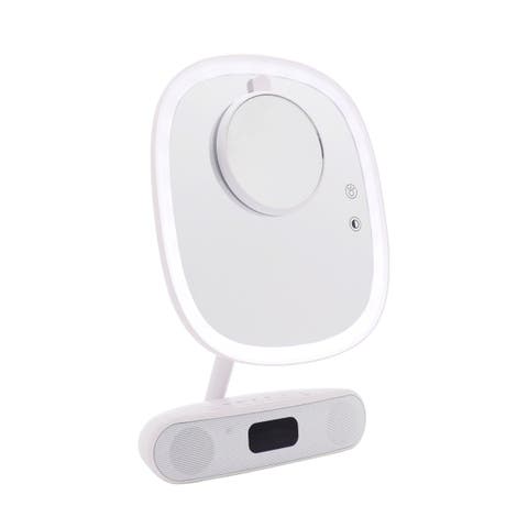 Melody Duotone Makeup Mirror With Bluetooth Speakers
