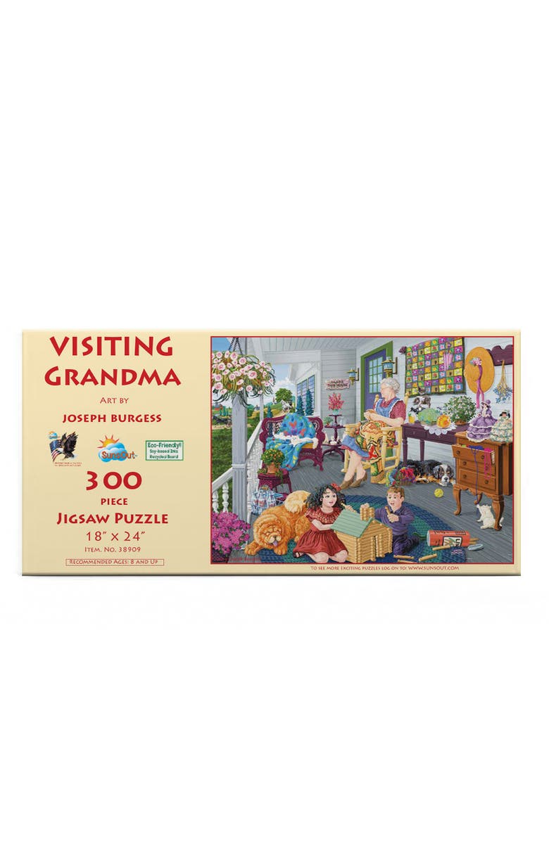 Sunsout Visiting Grandma 300 piece Jigsaw Puzzle for Adults, Alternate, color, Multicolor
