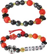 Disney Mickey Mouse Bracelet Set for Girls 2-Piece Official License