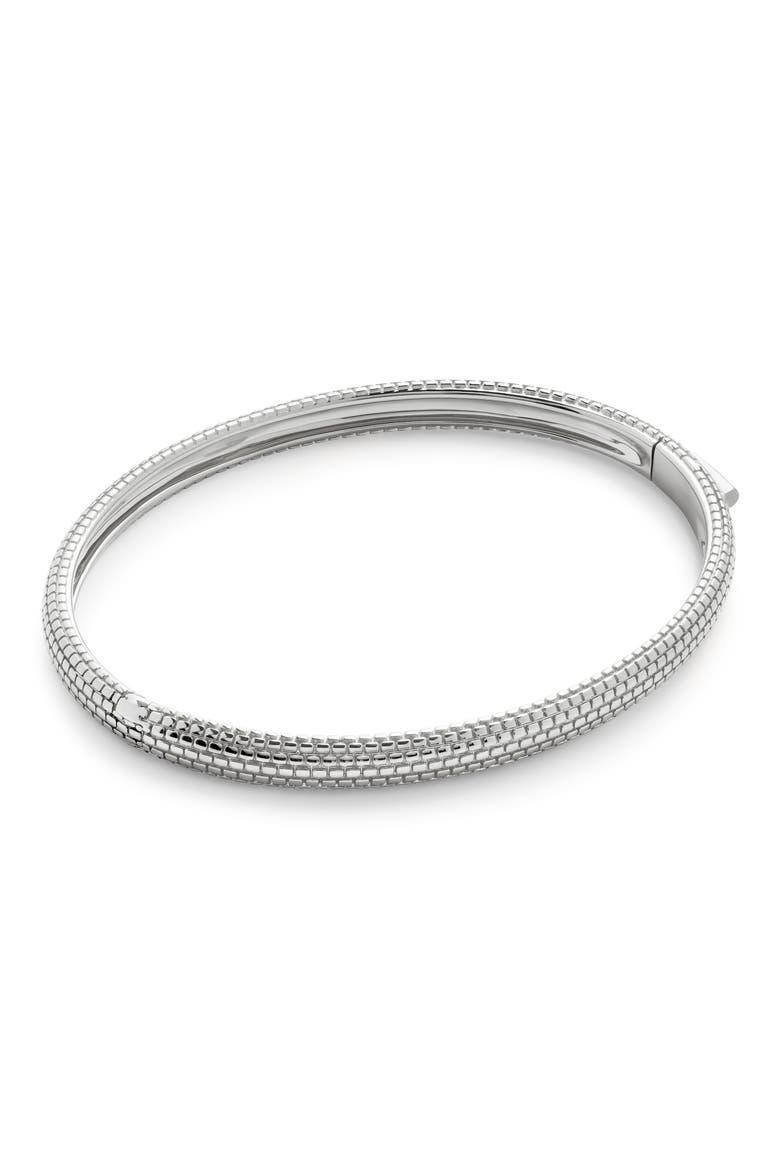 Heirloom Bangle Bracelet, Main, color, STERLING SILVER