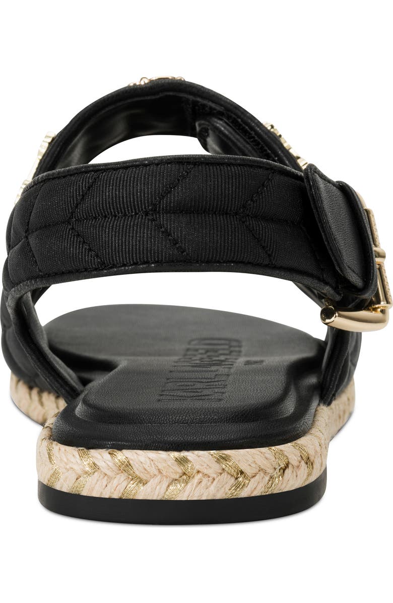 KARL LAGERFELD PARIS Charlay Rue Pins Slingback Sandal, Alternate, color, Black