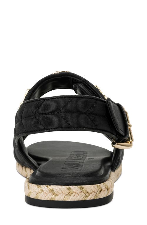 Karl Lagerfeld Paris Charlay Rue Pins Slingback Sandal In Black