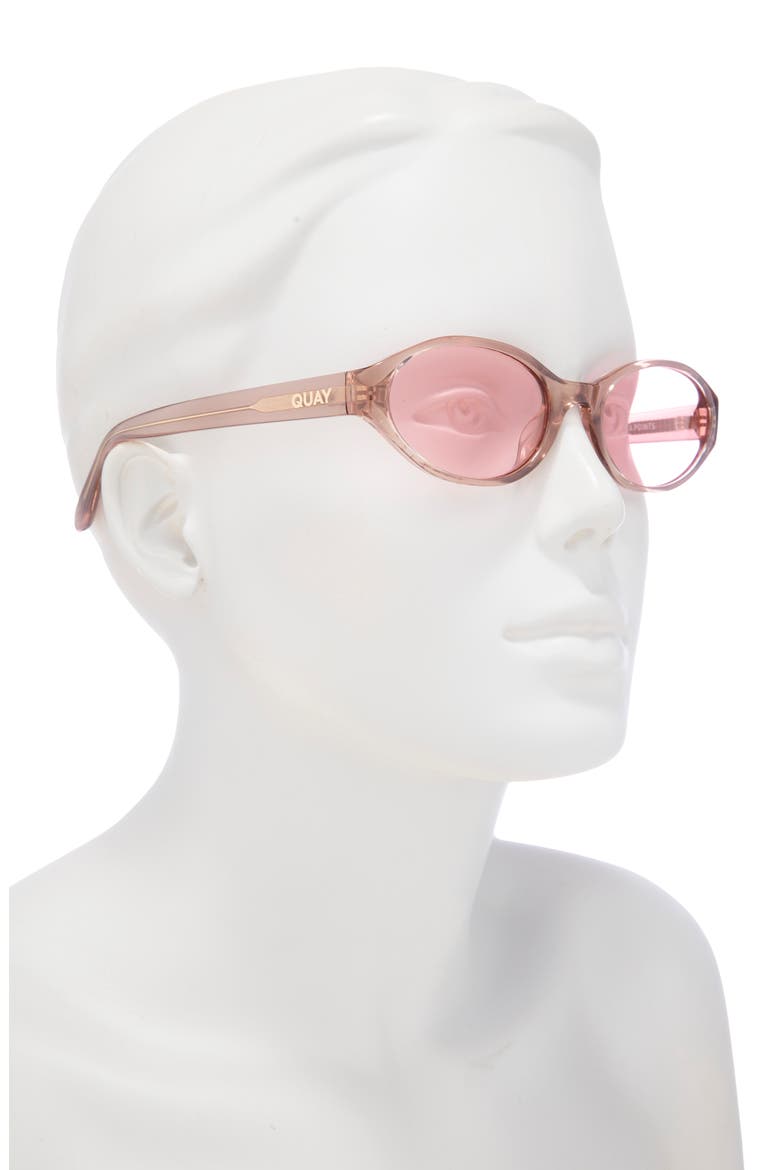 Aura Points 55mm Oval Sunglasses, Alternate, color, DOE/PNY