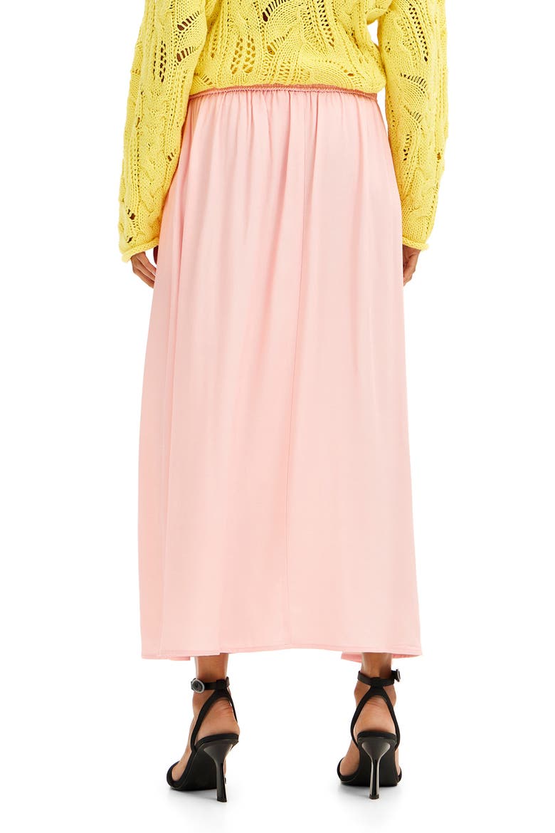 Fal Shell Lacroix Floral Print A-Line Skirt, Alternate, color, PINK